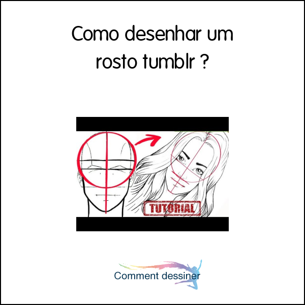 Como desenhar um rosto tumblr